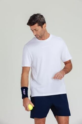 Men's Active Graphic Tee, Loose Fit Crew Neck Shirt, Moisture-Wicking Fabric for Active Lifestyle in Saudi Arabia