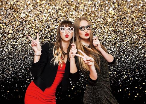 Dudaacvt 7x5FT Black and Gold Backdrop Gold Backdrop Glitter Backdrop Gold Spots Bokeh Backdrop Black and Gold Backdrop New Yeary Parties Backdrop in Kuwait