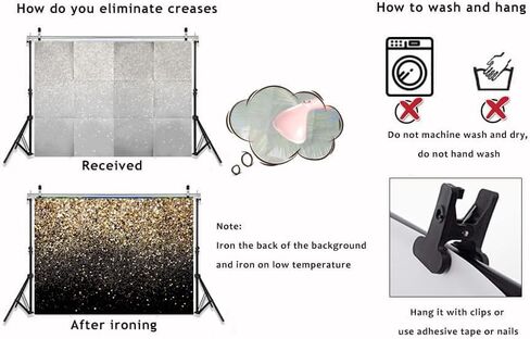 Dudaacvt 7x5FT Black and Gold Backdrop Gold Backdrop Glitter Backdrop Gold Spots Bokeh Backdrop Black and Gold Backdrop New Yeary Parties Backdrop in Kuwait