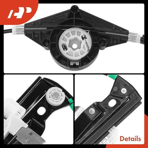 A-Premium Rear Right Passenger Side Electric Power Window Regulator Without Motor Compatible with Ford Explorer 2002-2010, Explorer Sport Trac 2007-2010 & Lincoln Aviator & Mercury Mountaineer in Saudi Arabia