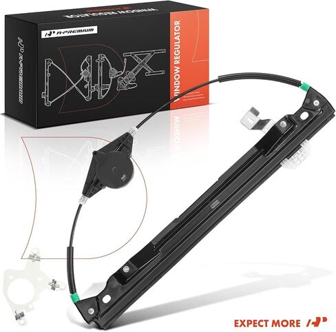 A-Premium Rear Right Passenger Side Electric Power Window Regulator Without Motor Compatible with Ford Explorer 2002-2010, Explorer Sport Trac 2007-2010 & Lincoln Aviator & Mercury Mountaineer in Saudi Arabia
