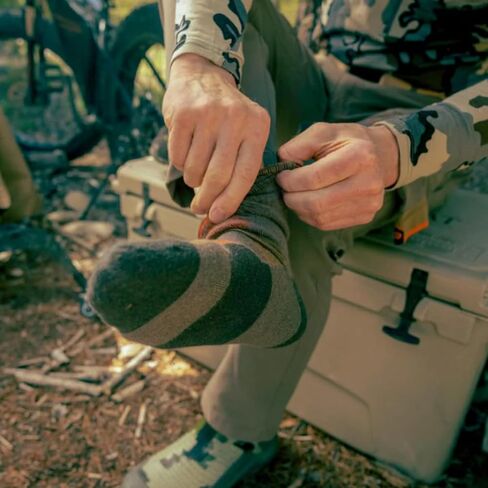 GRIP6 - جورب من صوف ميرينو ثقيل الوزن من Hunt Boot - عبوة من 3 قطع in Kuwait