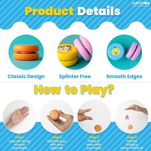 KatchOn, Multicolor, Light Up Yoyos - Pack of 24 | Led Yoyos, Carnival Party Favors | Kindergarten Gifts for Kids | Plastic Light Up Party Favors for Birthday, Classroom | Light Up Party Supplies in Kuwait