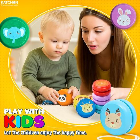 KatchOn, Multicolor, Light Up Yoyos - Pack of 24 | Led Yoyos, Carnival Party Favors | Kindergarten Gifts for Kids | Plastic Light Up Party Favors for Birthday, Classroom | Light Up Party Supplies in Kuwait