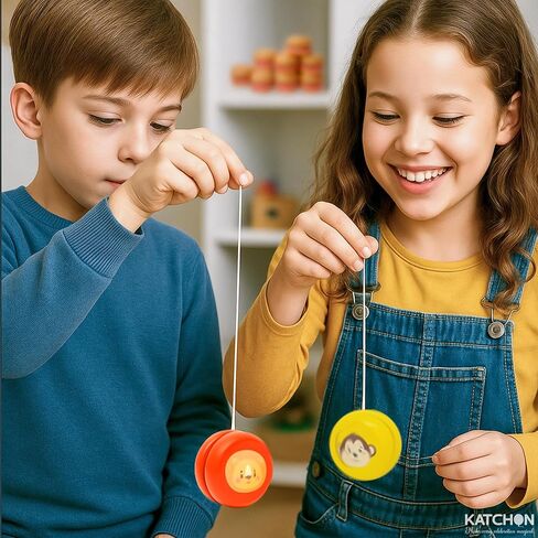 KatchOn, Multicolor, Light Up Yoyos - Pack of 24 | Led Yoyos, Carnival Party Favors | Kindergarten Gifts for Kids | Plastic Light Up Party Favors for Birthday, Classroom | Light Up Party Supplies in Kuwait