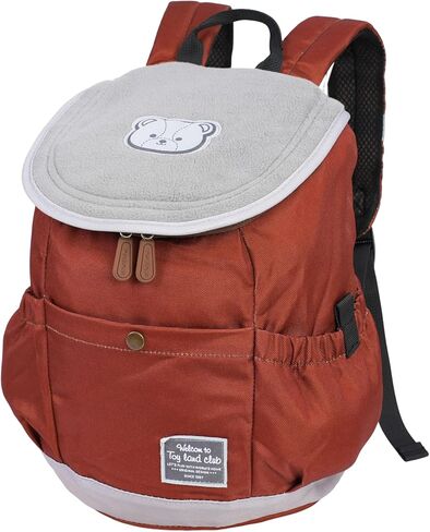 حقيبة ظهر ميني إكسبلورر للأطفال الصغار للأولاد والبنات بعمر 3 سنوات فما فوق، حقيبة ما قبل المدرسة مع حزام للصدر، أشرطة عاكسة (كاكاو بني) in Kuwait