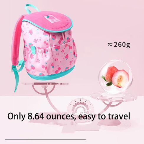 حقيبة ظهر ميني إكسبلورر للأطفال الصغار للأولاد والبنات بعمر 3 سنوات فما فوق، حقيبة ما قبل المدرسة مع حزام للصدر، أشرطة عاكسة (كاكاو بني) in Kuwait