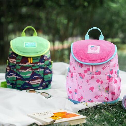 حقيبة ظهر ميني إكسبلورر للأطفال الصغار للأولاد والبنات بعمر 3 سنوات فما فوق، حقيبة ما قبل المدرسة مع حزام للصدر، أشرطة عاكسة (كاكاو بني) in Kuwait