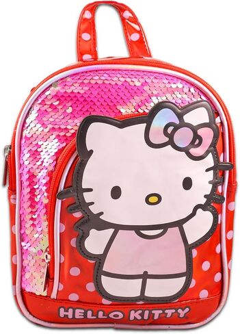 Hello Kitty 10" Mini Backpack Purse Bundle for Girls - Stickers, Bottle, More in Saudi Arabia