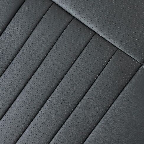 غطاء مقعد جلدي مثقوب بديل من جانب السائق باللون الأسود #KB أو KW متوافق مع Lincoln Navigator 2003 2004 2005 2006 in Saudi Arabia