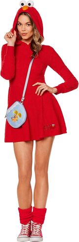 Spirit Halloween Sesame Street Adult Elmo Dress Costume | Officially licensed | Elmo Outfit in Saudi Arabia