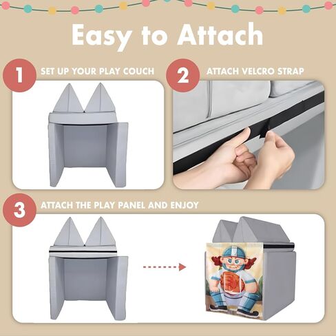 لوحة تشغيل للأريكة Play Modular Couch Childrens Play For Toddler (أريكة غير مدرجة) (مجموعة Carwash - مجموعة لوحة) in Kuwait