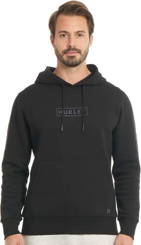 Hurley Men's Boxed Logo Fleece Pullover Hoodie in Saudi Arabia