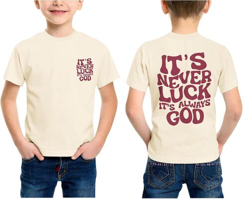 KIEKIECOO God Christian Shirts for Boys Bible Verse Letter Printed T Shirts Faith Religious Shirt for Kids Cotton Casual Tops in Saudi Arabia