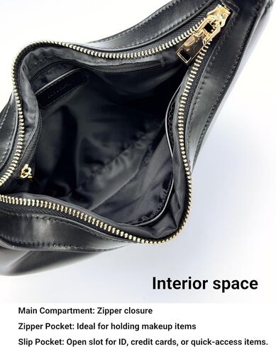 Crescent Shoulder Bag for Women PU Leather Small Crossbody Purse Adjustable Strap Half Moon Underarm Bag in Saudi Arabia
