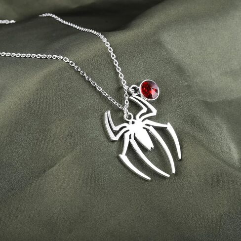 قلادة KUIYAI Spider Movie Merchandise Charm - هدية ملهمة للمعجبين الذين يتمتعون بمسؤولية كبيرة تأتي قوة عظيمة in Kuwait