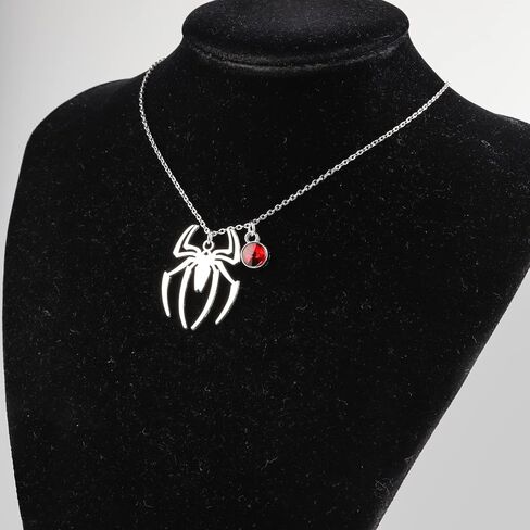 قلادة KUIYAI Spider Movie Merchandise Charm - هدية ملهمة للمعجبين الذين يتمتعون بمسؤولية كبيرة تأتي قوة عظيمة in Kuwait