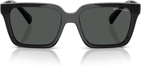 Armani Exchange A|X AX4147SF Sunglasses, Shiny Transparent Grey/Dark Grey, 56 mm in Saudi Arabia