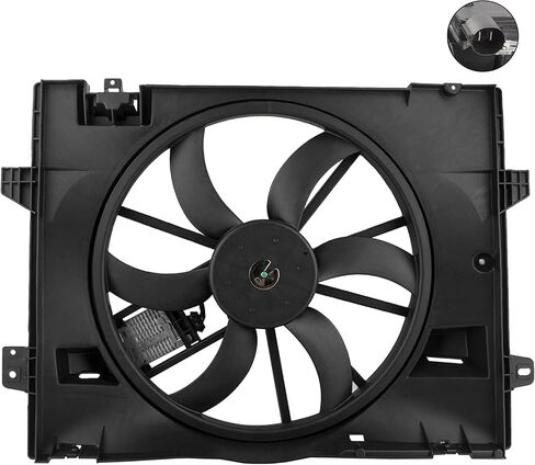 621-353 Engine Radiator Cooling Fan Assembly for Ford Crown Victoria & for Lincoln Town Car & for Mercury Grand Marquis, 2006 2007 2008 2009 2010 2011, V8 4.6L, Replace# 7W1Z8C607A, 6W1Z8C607A in Saudi Arabia