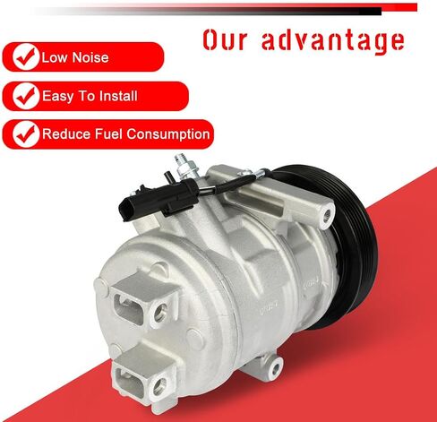 CCIYU A/C Compressor with Clutch A/C Air Compressor for Car 2006-2010 for Chrysler 300/Charger 2.7L,2007 for Dodge Charger 3.5L,2006-2008 for Dodge Magnum 2.7L Air Conditioning Compressor for DW97309 in Saudi Arabia