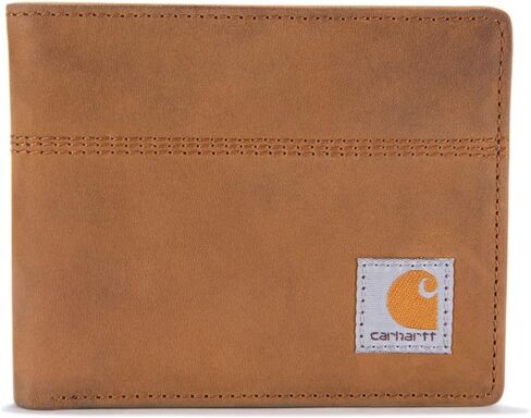 Carhartt Men's B0000207 Saddle Leather Bifold Wallet in Saudi Arabia