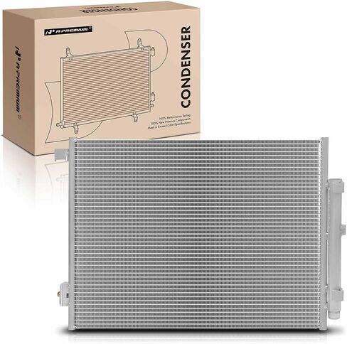 A-Premium Air Conditioning A/C Condenser Compatible with Maserati Ghibli 2014 2015 2016 2017, Replace# 16474837, 670009820 in Saudi Arabia