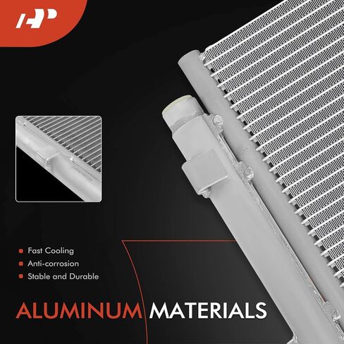 A-Premium Air Conditioning A/C Condenser Compatible with Maserati Ghibli 2014 2015 2016 2017, Replace# 16474837, 670009820 in Saudi Arabia