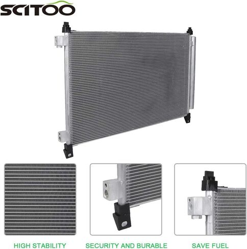 OCPTY Air Conditioning Condenser fits for 2003 2004 2005 2006 2007 2008 2009 2010 2011 for Honda Element A/C Aluminum Condenser in Saudi Arabia
