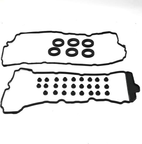 Anxingo VS50808R Engine Valve Cover Gasket Set Replacement for Buick Enclave Base Lacrosse Cadillac ATS CTS STS XTS Chevrolet Impala Caprice Camaro GMC Acadia, Replaces VS50502 12595107 in Saudi Arabia