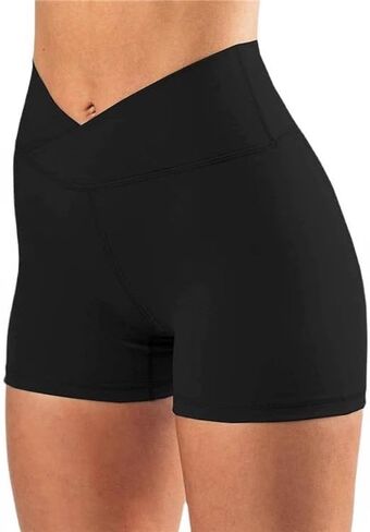 Women’s Yoga Pants Shorts - High Waisted, Lightweight & Breathable for Workouts & Everyday in Saudi Arabia