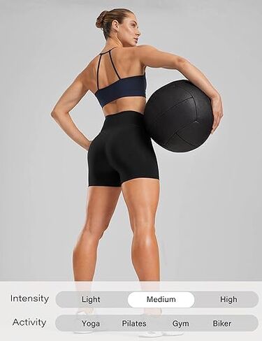 Women’s Yoga Pants Shorts - High Waisted, Lightweight & Breathable for Workouts & Everyday in Saudi Arabia