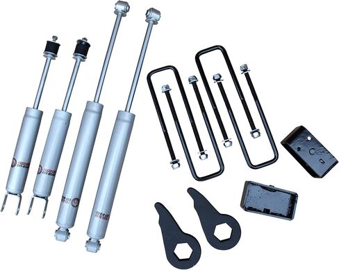 Freedom OffRoad Compatible For 1988-1998 Silverado Sierra 15002"-3" Leveling Lift Kit w/Shocks in Saudi Arabia