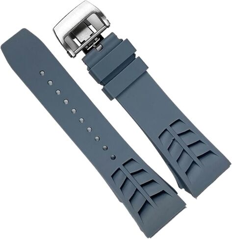 Rubber Watch Band For Richard Mille Strap With Stainless Steel Folding Buckle Watch Replacement Accessories in Kuwait
