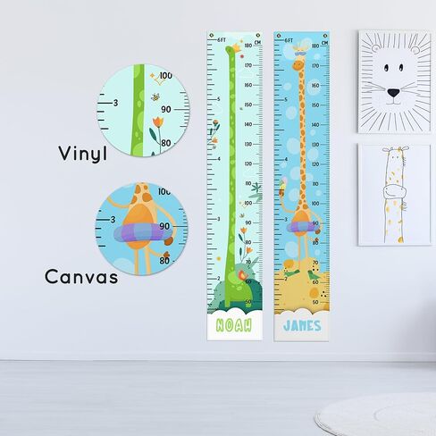 مخطط نمو مخصص للأطفال للجدار، مسطرة ارتفاع للطفل، مخطط نمو مخصص مع ملصق معلم لارتفاع الطفل، مسطرة مخطط نمو مخصص للأطفال in Kuwait