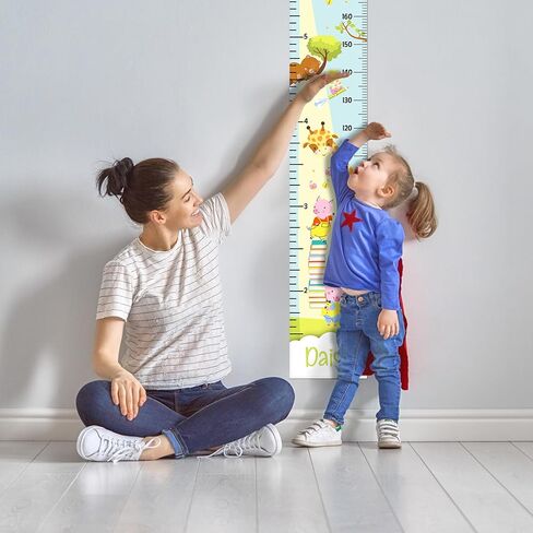 مخطط نمو مخصص للأطفال للجدار، مسطرة ارتفاع للطفل، مخطط نمو مخصص مع ملصق معلم لارتفاع الطفل، مسطرة مخطط نمو مخصص للأطفال in Kuwait