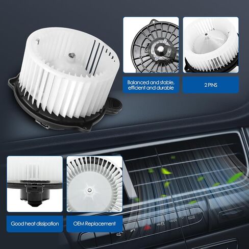 مروحة تكييف الهواء الأمامية لمحرك السخان HVAC متوافقة مع Honda Civic 2001-2005 CR-V 02-06 Element 03-11 مناسبة لميتسوبيشي Galant 2004-2005 مناسبة لسوزوكي Aerio 02-07 in Saudi Arabia