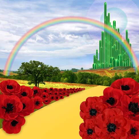 WILLBOND 30 Pcs Halloween Artificial Red Poppy Flowers Large Poppies Fake Flowers for Halloween Memorial Day Wicked Birthday Veterans Day Carnival Back to School Party Backdrop in Saudi Arabia
