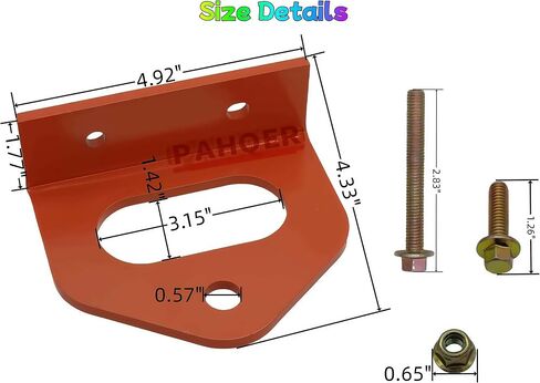 تعزيز 1/4 بوصة مسمار على وصلة سحب قوية لـ Bad Boy 093-1000-00 MZ، MZ Magnum، ZT، CZT، Maverick، ملحقات متعددة الاستخدامات عالميًا للجرار والجزازة 093-1000-98 in Saudi Arabia