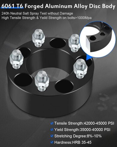 ECCPP 4PCS 5 Lug 2 inch Wheel Spacers 5x114.3mm 5x4.5 Fit for 2006-2022 for Acura RDX|2015-2020 for Acura TLX|2005-2014 for Acura TSX|2002-2006 for Acura RSX in Saudi Arabia