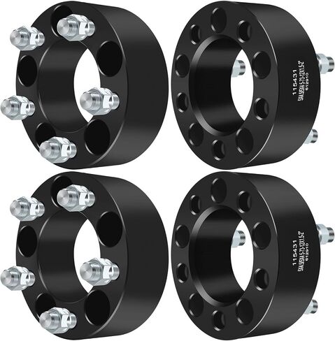 ECCPP 4PCS 5 Lug 2 inch Wheel Spacers 5x114.3mm 5x4.5 Fit for 2006-2022 for Acura RDX|2015-2020 for Acura TLX|2005-2014 for Acura TSX|2002-2006 for Acura RSX in Saudi Arabia