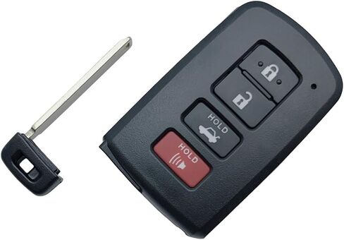 Replacement Key Fob Shell Case for Toyota Highlander 2014 2015 2016 2017 2018 2019 Keyless Entry Remote Car Key Fob Cover Casing with Uncut Blade Blank (‎for Toyota-C) in Saudi Arabia
