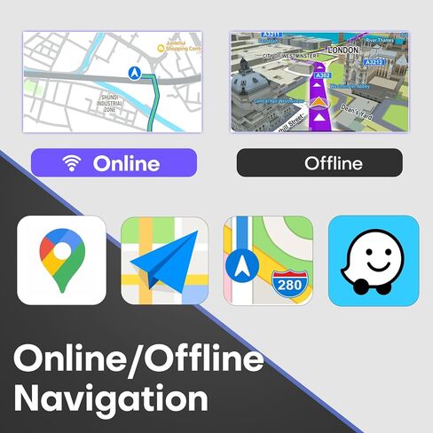 ترقية [2+32G] ستيريو راديو السيارة لهوندا أكورد 2003-2007، مع [Carplay & Android Auto] شاشة لمس 10.1 بوصة بلوتوث 5.0 ملاحة GPS 4G WiFi راديو AM/FM/RDS، مع كاميرا احتياطية DSP EQ AHD رباعية النواة in Kuwait