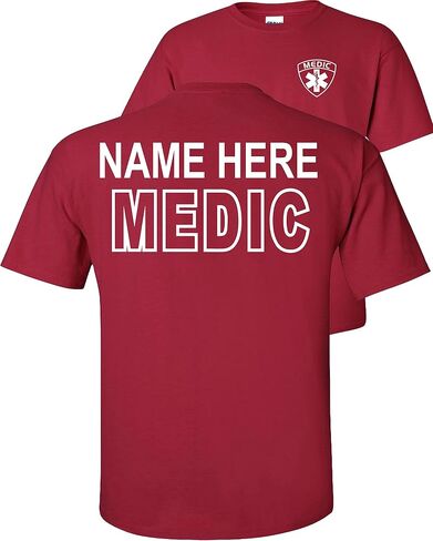 Custom Medic T-Shirt Emergency Medical Personalized in Saudi Arabia