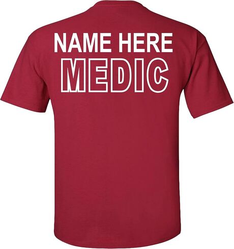 Custom Medic T-Shirt Emergency Medical Personalized in Saudi Arabia