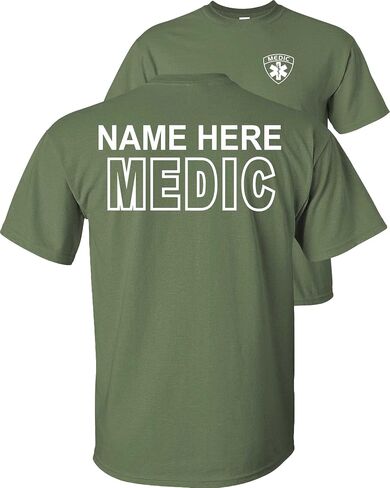 Custom Medic T-Shirt Emergency Medical Personalized in Saudi Arabia