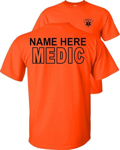 Custom Medic T-Shirt Emergency Medical Personalized in Saudi Arabia
