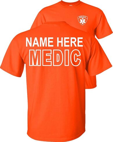 Custom Medic T-Shirt Emergency Medical Personalized in Saudi Arabia