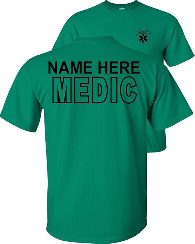 Custom Medic T-Shirt Emergency Medical Personalized in Saudi Arabia