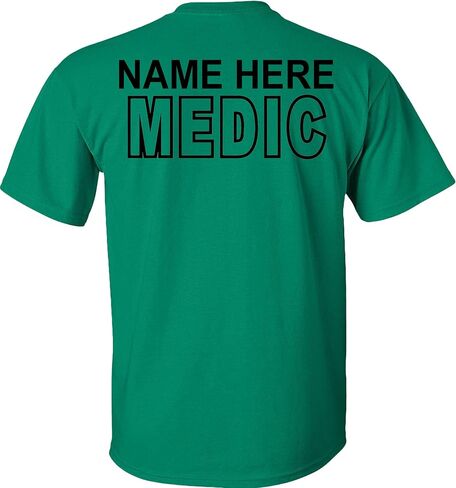 Custom Medic T-Shirt Emergency Medical Personalized in Saudi Arabia