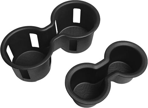 Muslogy Center Console Cup Holder Inserts Compatible with 2023-2025 Honda Pilot & 2026 Honda Passport Accessories Middle Console Front Drink Stopper Non-Slip TPE Rubber Organizer Drink Cup Holder in Saudi Arabia